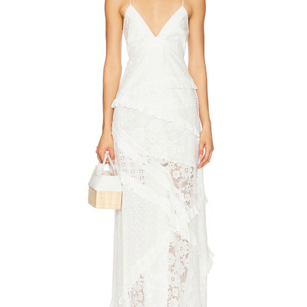 For Love & Lemons Rosalyn Maxi Dress